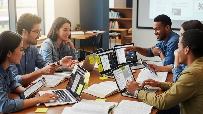 Digital Platforms Boost Student Collaboration