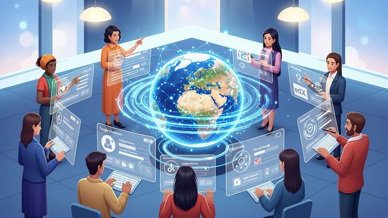 Virtual Learning Bridges Knowledge Gaps