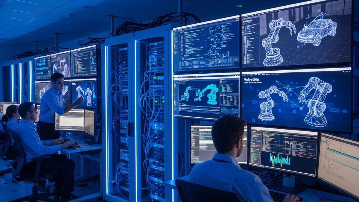 Sydney robotics lab with live analytics