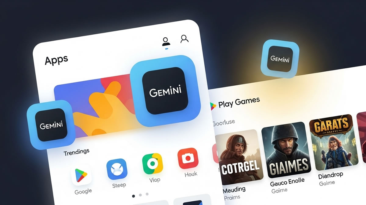 Google Play Store AI redesign