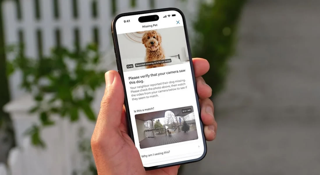 Ring Camera detects familiar faces