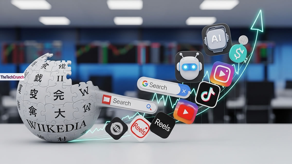 Wikipedia losing traffic to AI