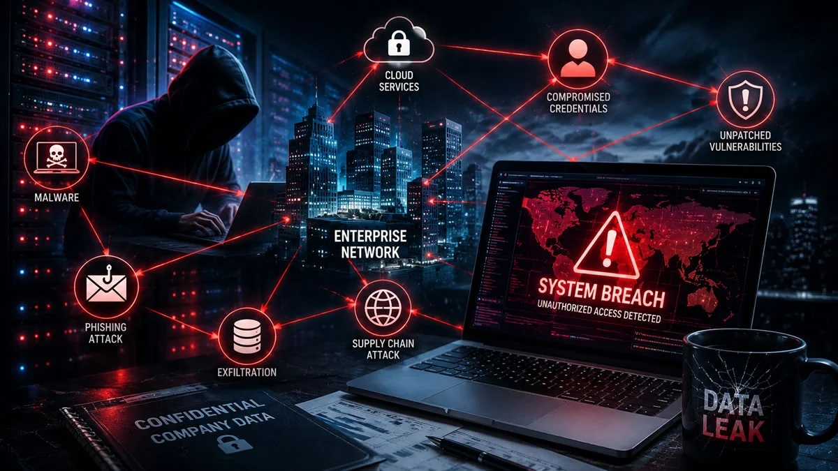 Cybercrime Enterprise Networks Security Leaks 2026