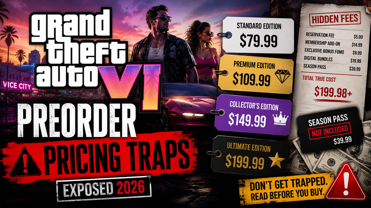 GTA 6 Preorder Retail Pricing Traps Exposed 2026