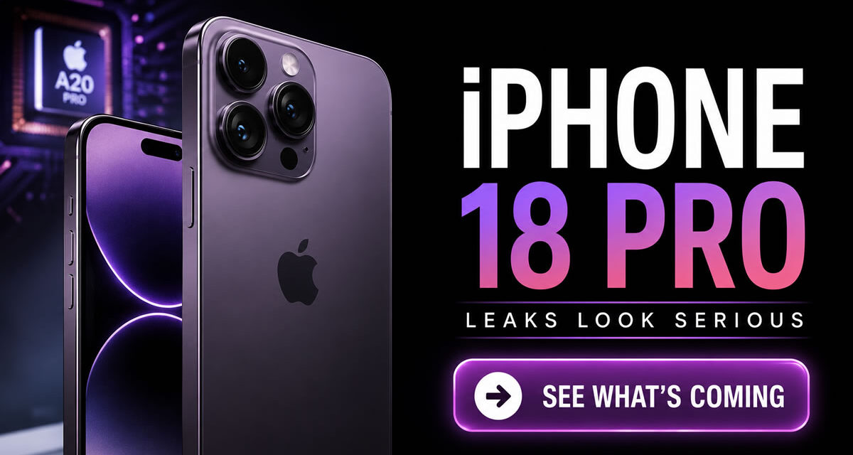 iPhone 18 Pro Leaks Look Serious