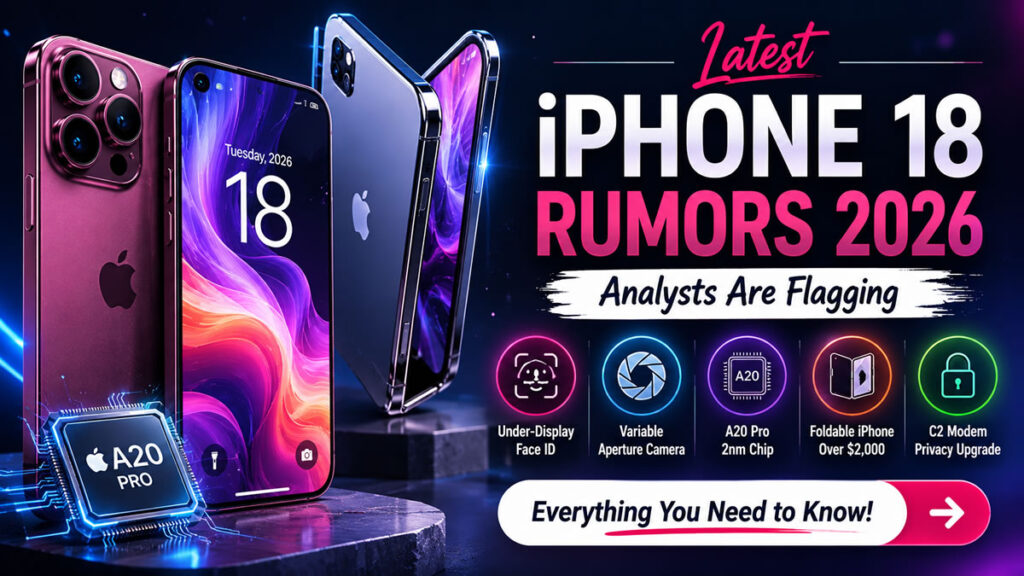Latest iPhone 18 Rumors Analysts Are Flagging