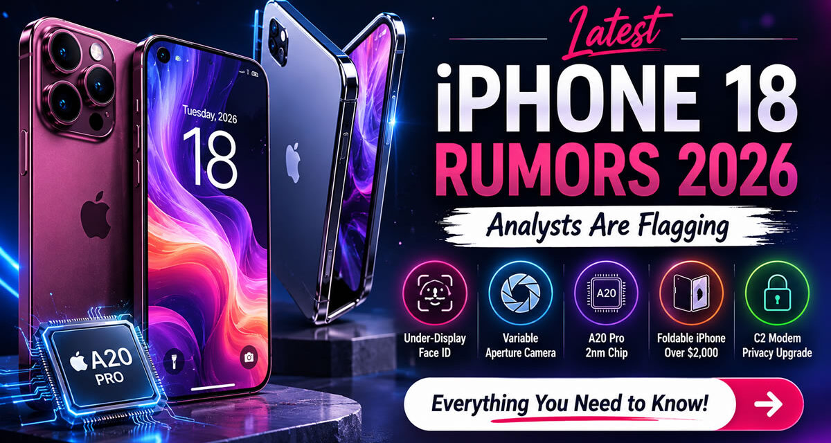 Latest iPhone 18 Rumors Analysts Are Flagging