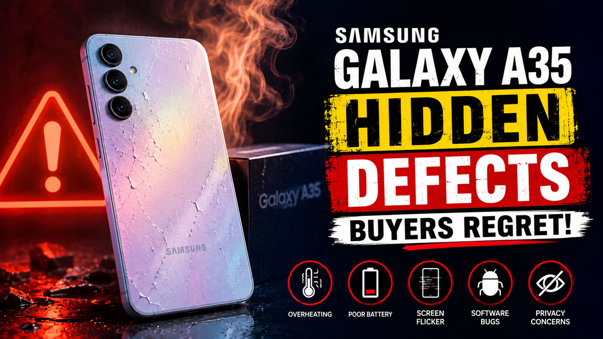 Samsung Galaxy A35 Hidden Defects Buyers Regret