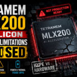 TetraMem MLX200 AI Silicon Hardware Limitations Exposed