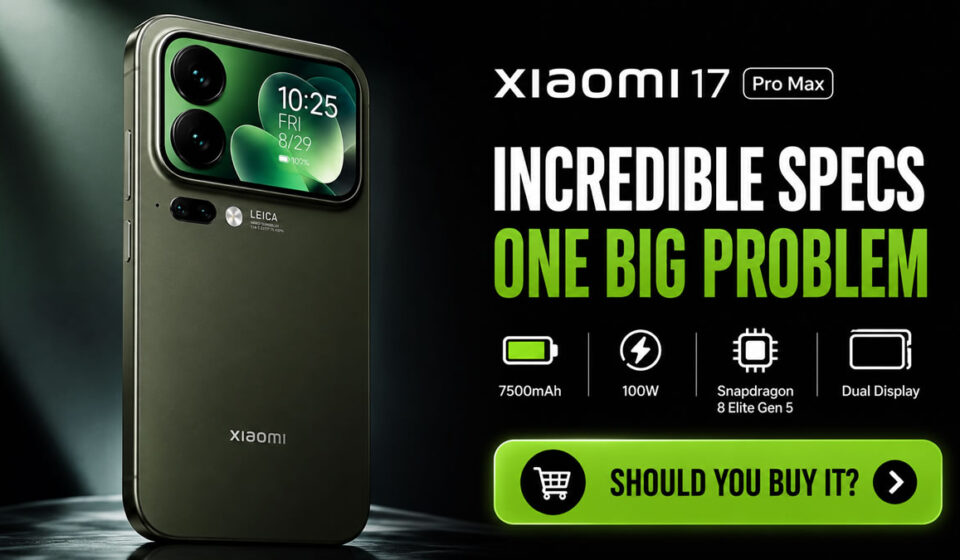 Xiaomi 17 Pro Max Has Incredible Specs and One Big Problem