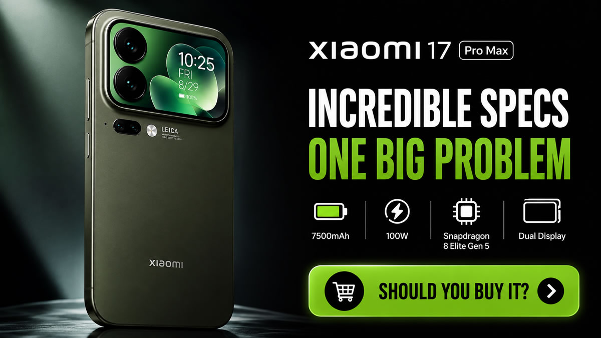 Xiaomi 17 Pro Max Has Incredible Specs and One Big Problem