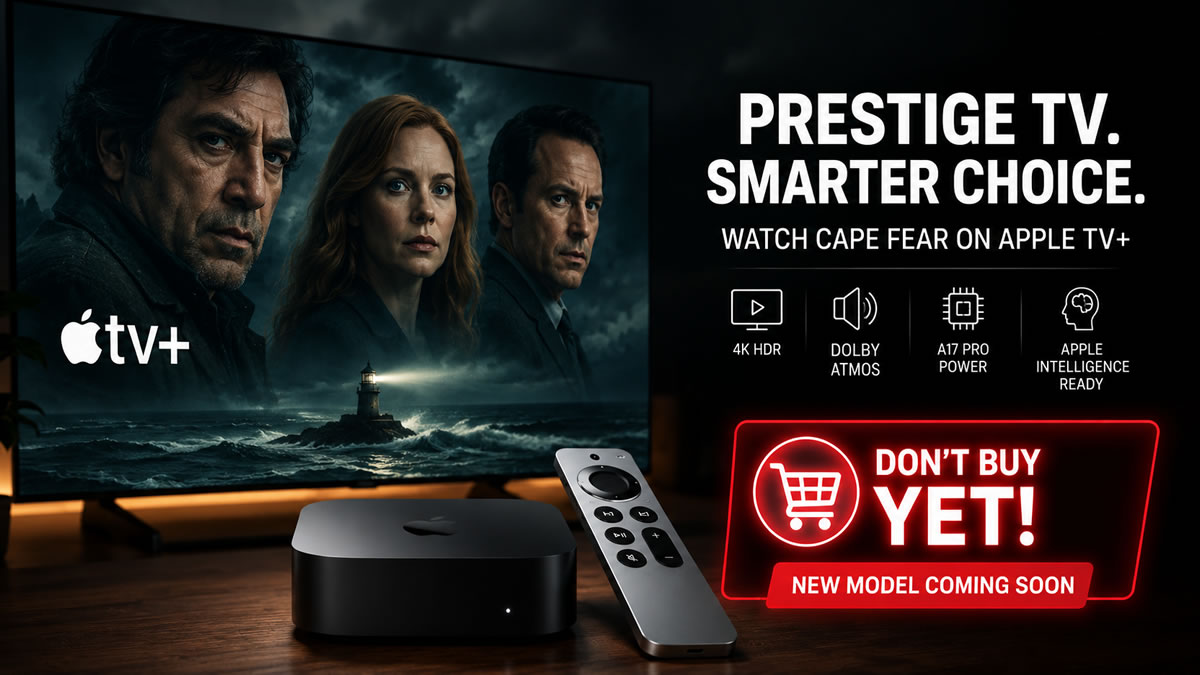 Apple TV Cape Fear Drop Times and Don’t Buy Yet