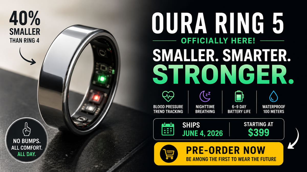 Oura Ring 5 Is Officially Smaller Than Your Wedding Band