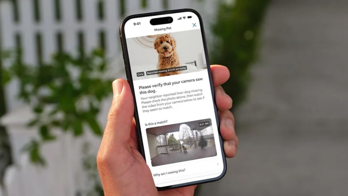 Ring Cameras Can Now Recognize Faces And Help To Find Lost Pets Ring Camera detects familiar faces