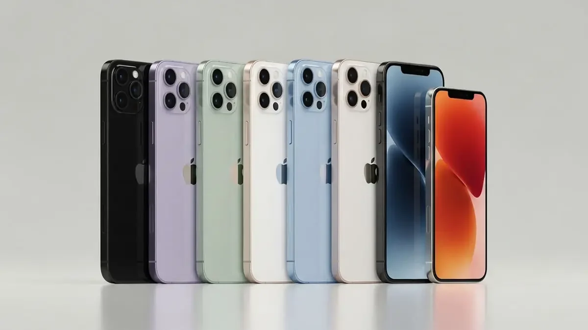 iPhone 17 Models Compared Comparison of all iPhone 17 models highlighting display, design, and color variations, from iPhone 17 to iPhone 17 Pro Max